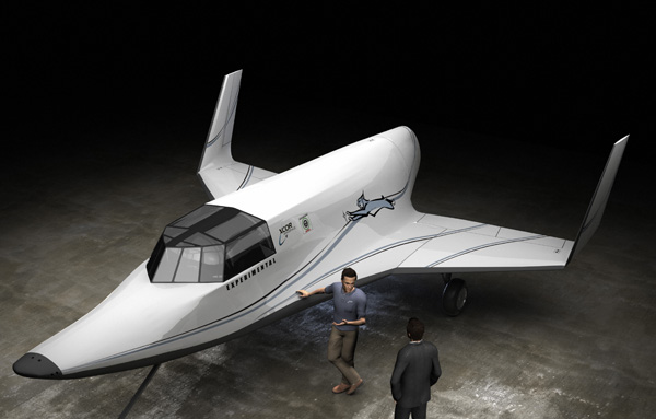 XCOR Unveils Suborbital Space Vehicle