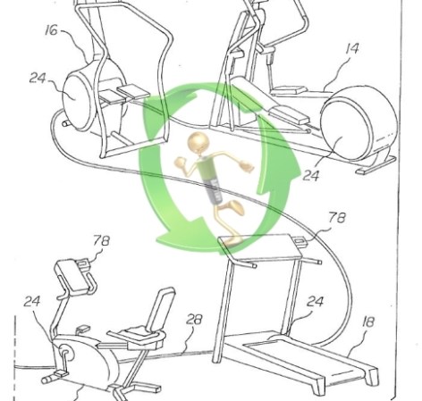 illustrated four cardio machines