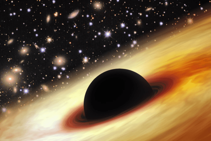 Found: Early Black Hole 12 Billion Times More Massive Than Our Sun