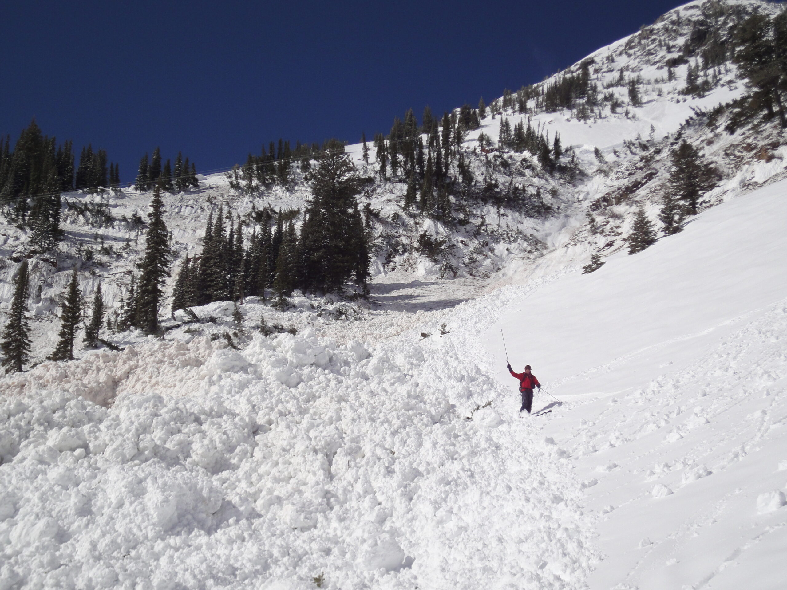 avalanche debris