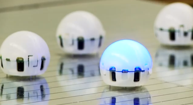 Ping Pong Ball-Sized Robots Can Swarm Together To Form A Smart Liquid