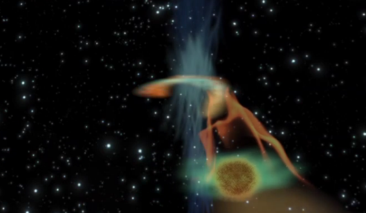 Distant Black Hole Wakes Up To Grab A Light Snack