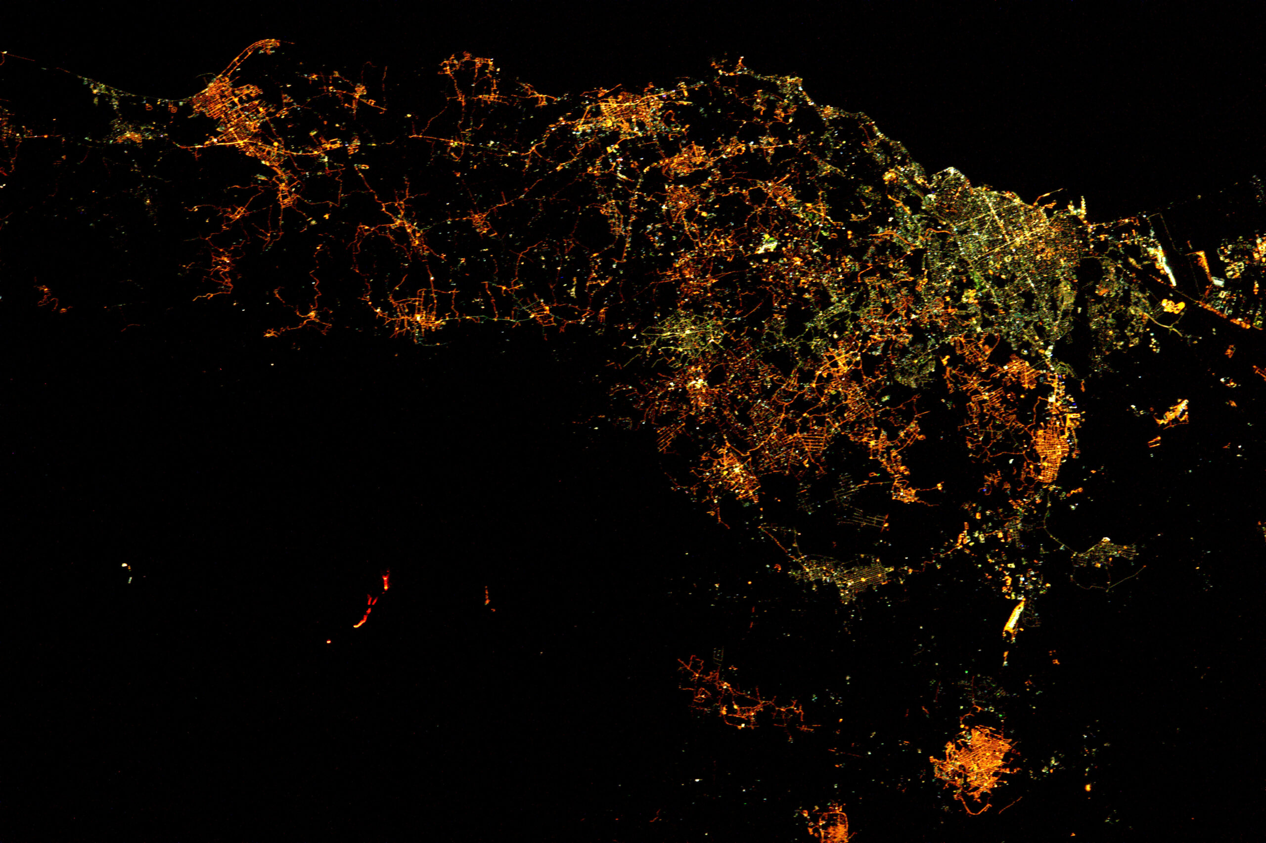 Mount Etna in Sicily seen from the ISS