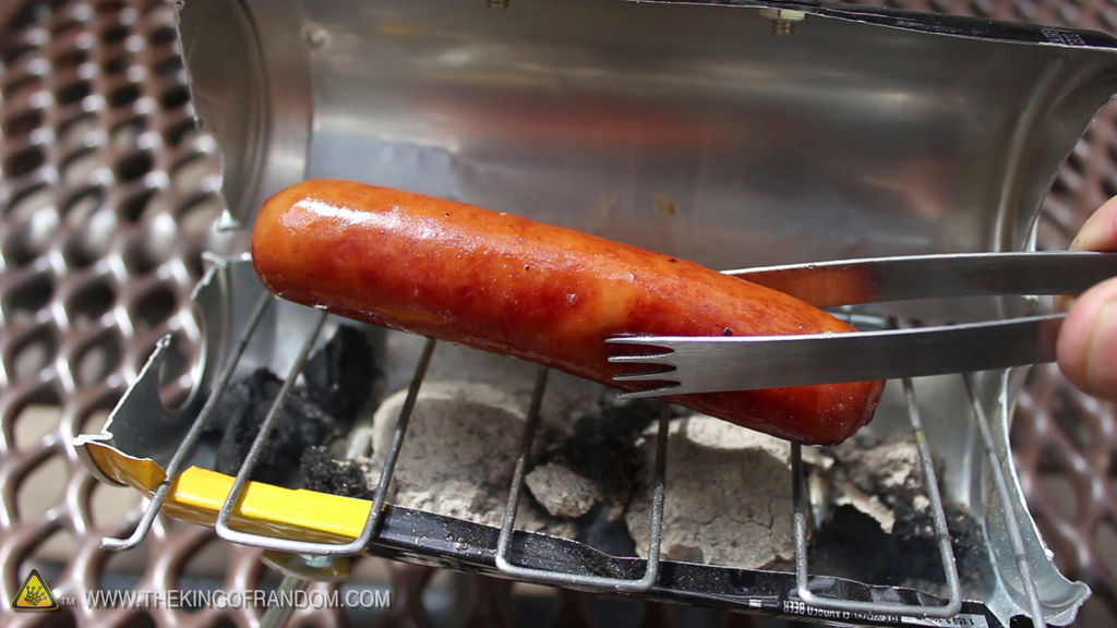 Mini Grill From A Beer Can