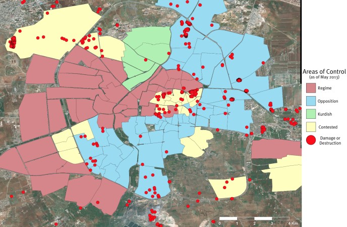 Satellite Photos Map The Destruction In Syria