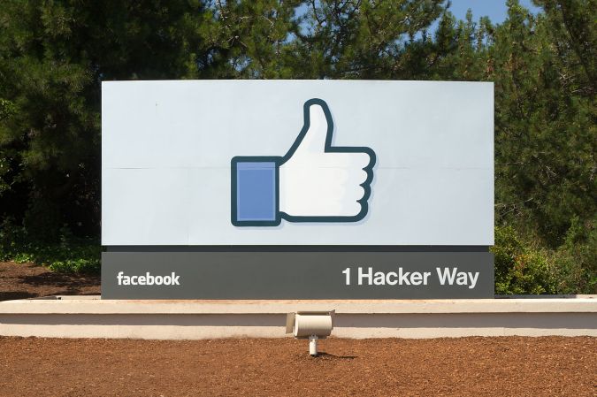  Facebook headquarters entrance sign