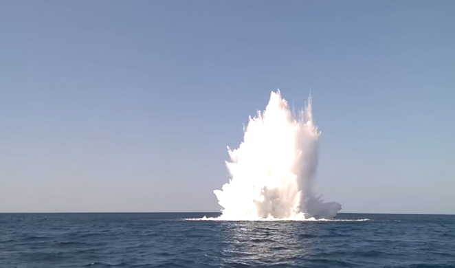 Watch Italian Robots Destroy Underwater WWII Explosives