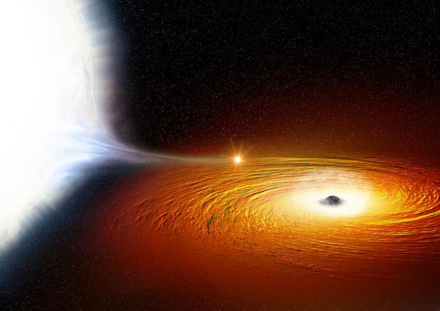 This star is orbiting insanely close to a black hole