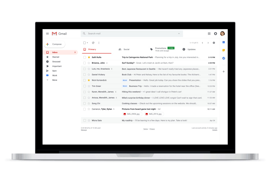 New Gmail