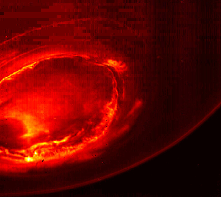 Incredible structures in Jupiter’s southern aurora.