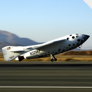 SpaceShipOne Soars