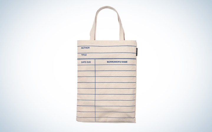  Out of Print Library Card Tote Bag
