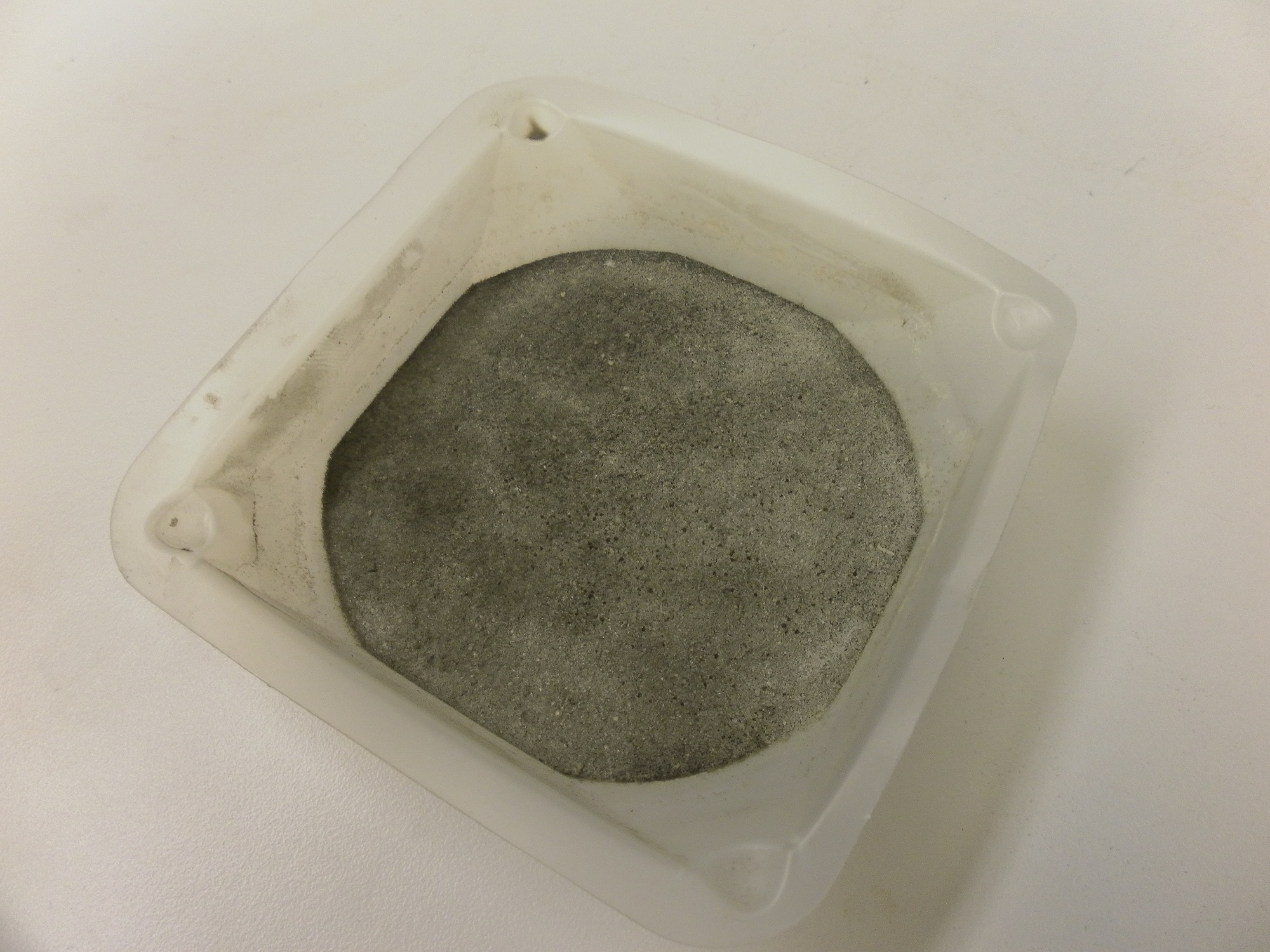 Cement-like material made from microbes