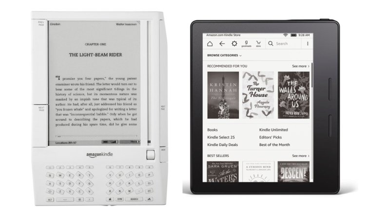 See How Amazon’s Kindle Evolved Over Time