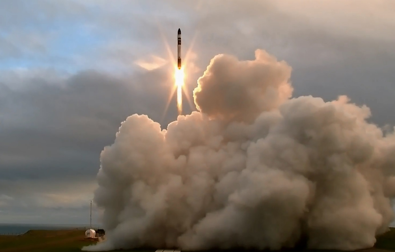 Electron rocket takes off