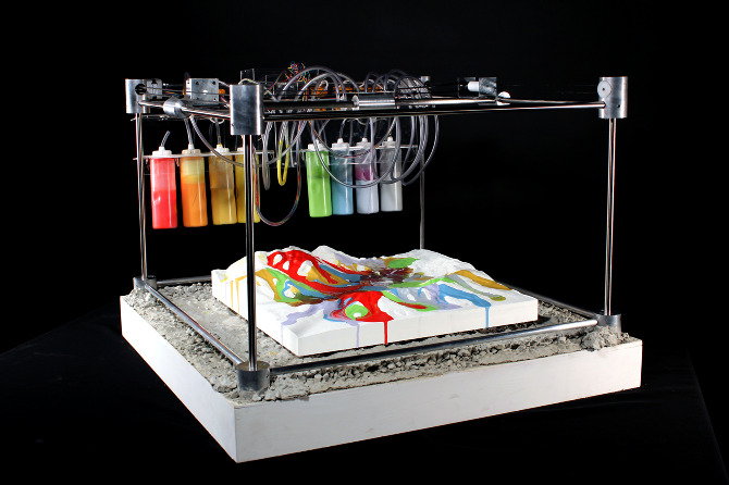 3-D Painting Visualizes Earthquakes In Real Time
