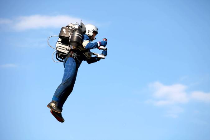 Watch This Jetpack Do Strange Things Near Ellis Island