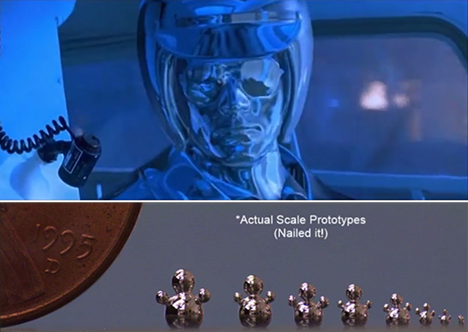 Liquid Metal Flows Into Different Forms, T-1000-Style [Video]