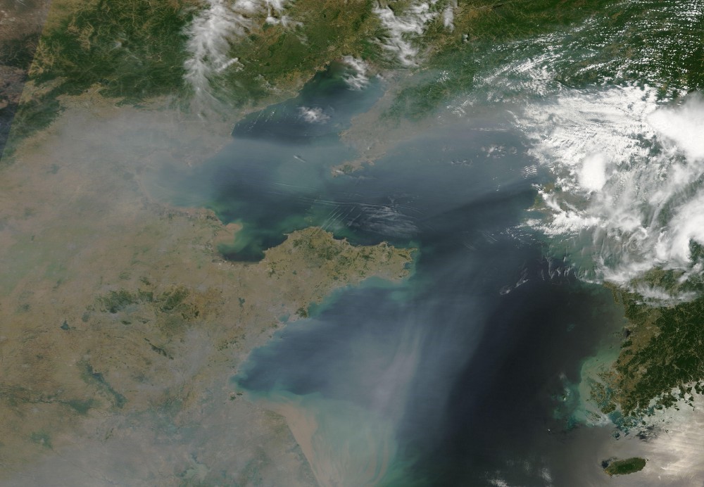 Haze over eastern China