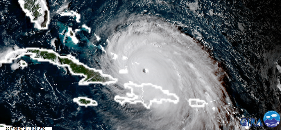 The massive, record-breaking Hurricane Irma is on its way to Florida