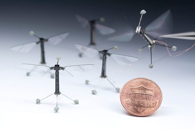 Flying Robot Bees Can Now Swim, Too