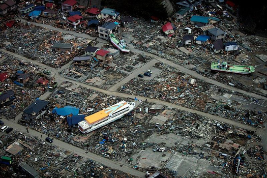 The Atmospheric Signature of the Japan Tsunami Could Help Develop a Space-Based Warning System