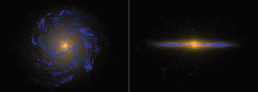 Supercomputer Simulation Shows for the First Time How a Milky Way-Like Galaxy Forms
