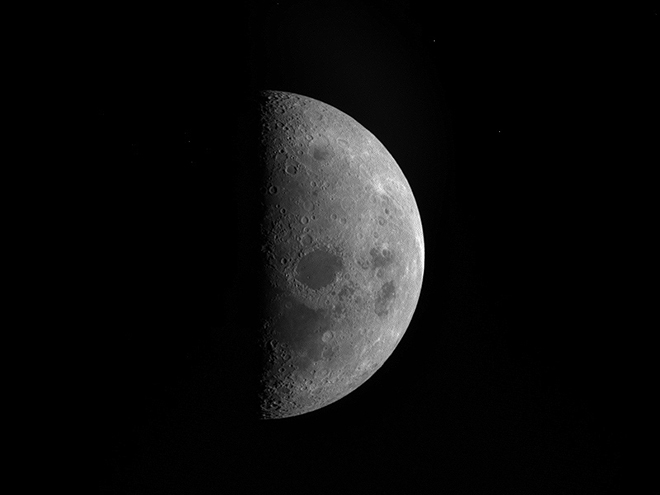 rosetta image of moon