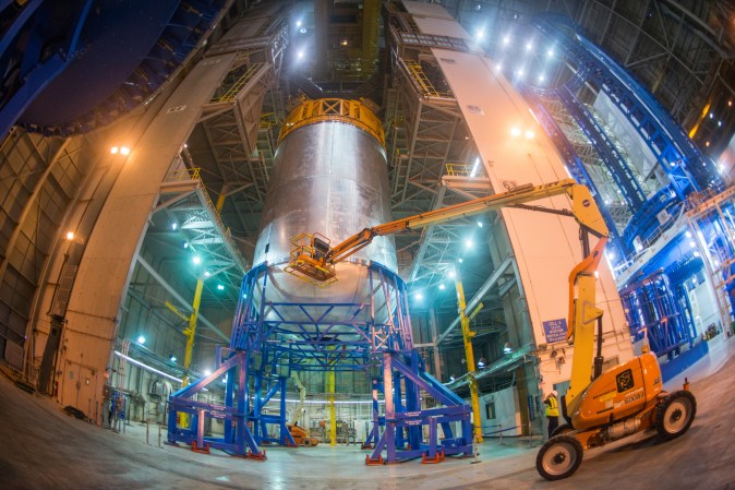 giant liquid oxygen tank