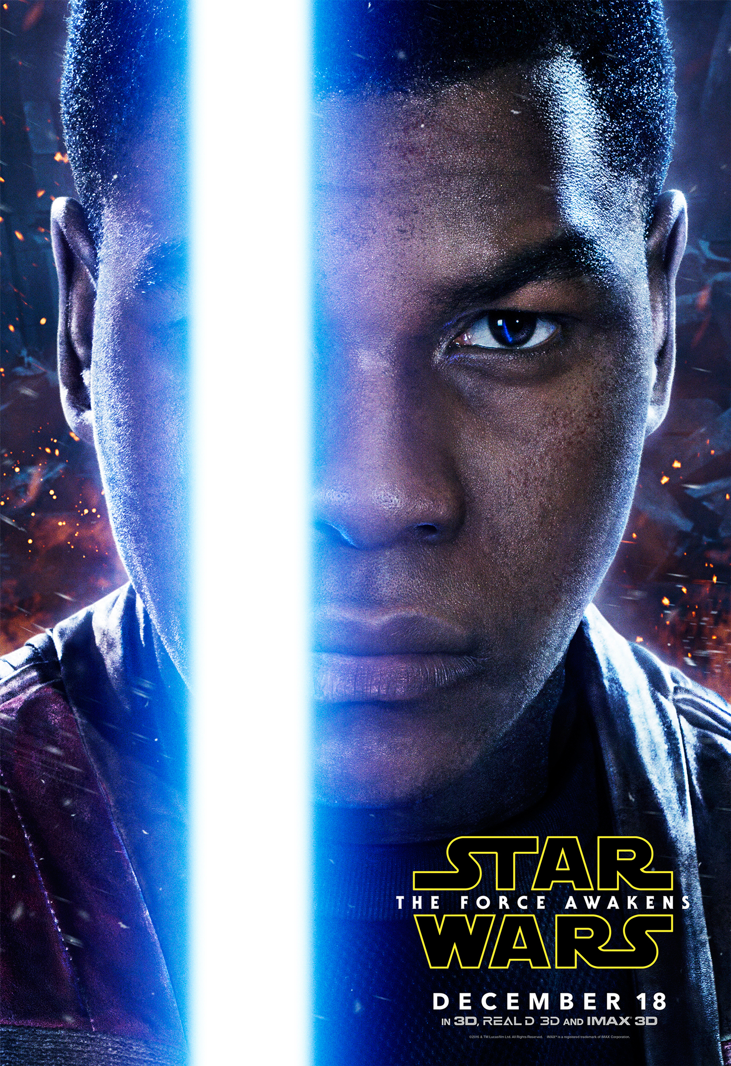 Finn, as played by John Boyega