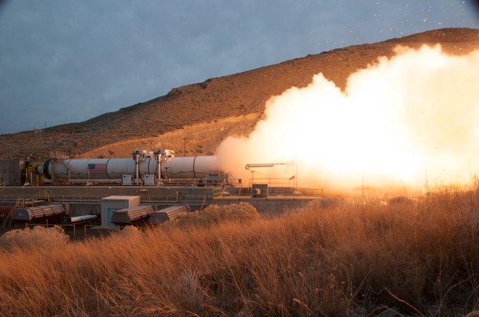 NASA SLS rocket booster gets test-fired in March 2015.