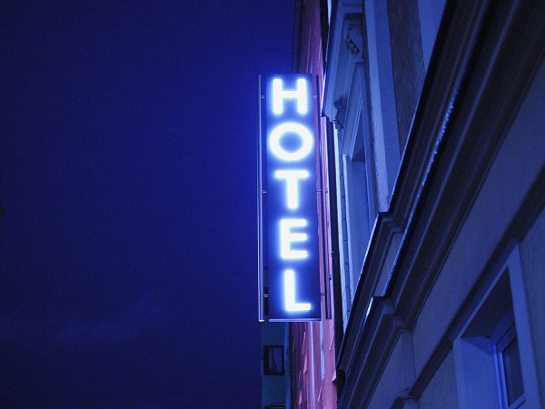 Hotel sign