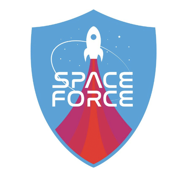 Space Force logo concepts Lisa Frank