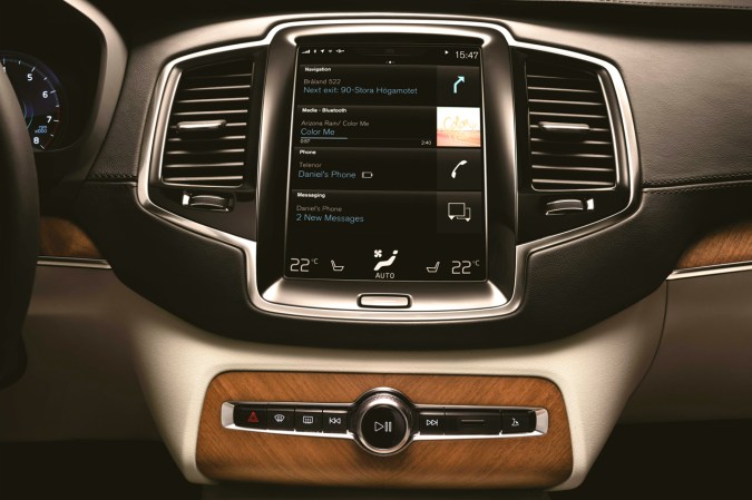 New iPad-Like Touchscreen On The 2015 Volvo XC90 Reinvents How We’ll Interact With Our Cars