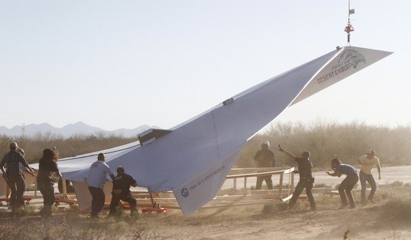 Video: At 800 Pounds and 45 Feet Long, The Largest-Ever Paper Airplane Takes Flight