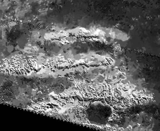 Probe Finds Massive Icy Mountain On Saturn’s Moon Titan