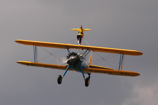 FYI: Could You Survive A Flight Strapped To The Wing Of A Plane?