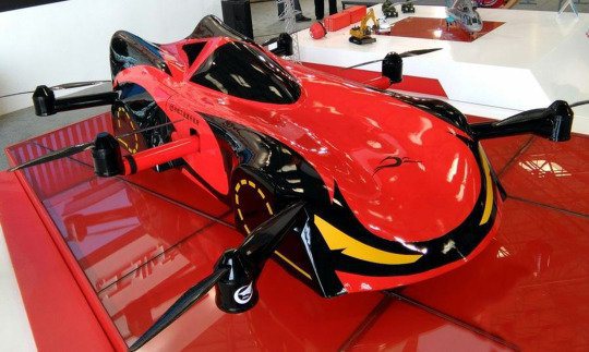 China Reveals Flying Robot Car