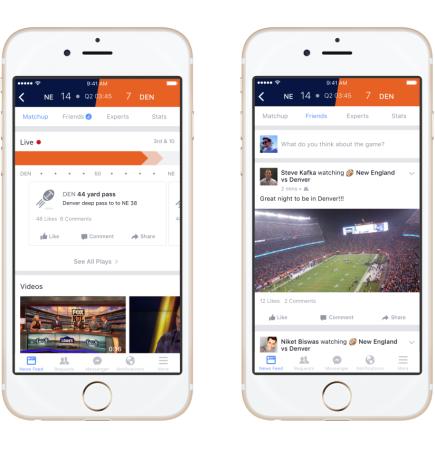 Facebook Wants To Be Your Second-Screen Sportscenter