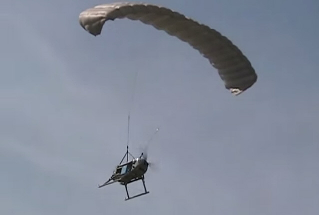 Rugged Paragliding Drone Provides Supplies In Face Of Danger