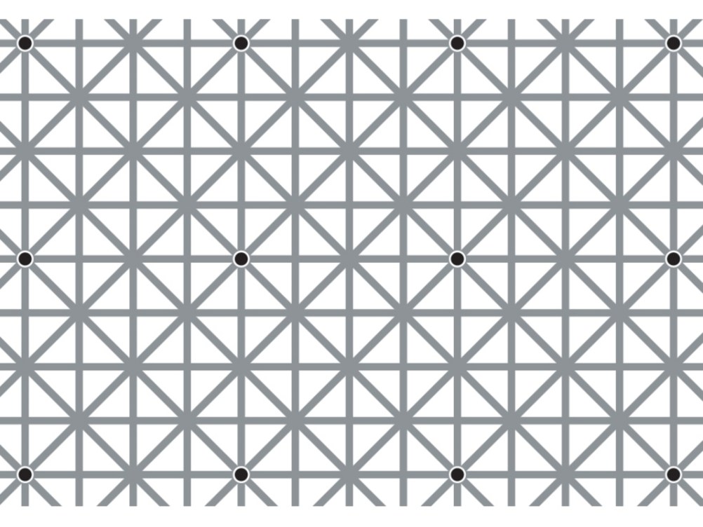 Your brain won’t let you see all 12 dots in this image