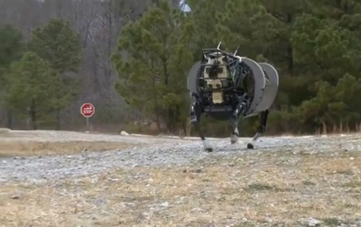 BigDog Robot Learns To Obey Voice Commands, Follow, Roll Over