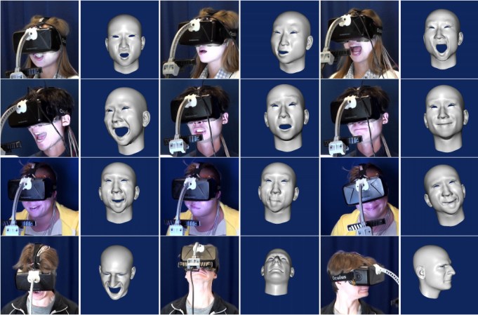 Sensors Capture The Faces You Make Inside Your VR Mask