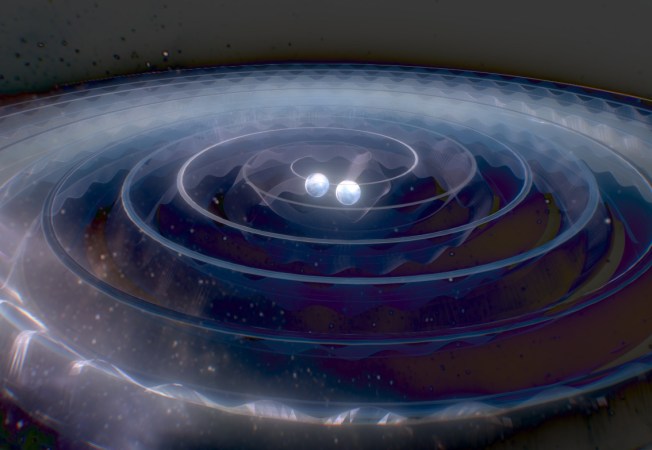 Animation: The Black Hole Collision That Created Today’s Gravitational Wave Announcement