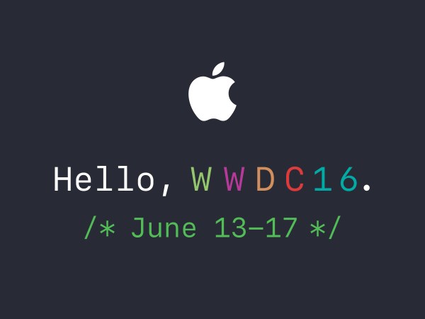 WWDC 2016 keynote