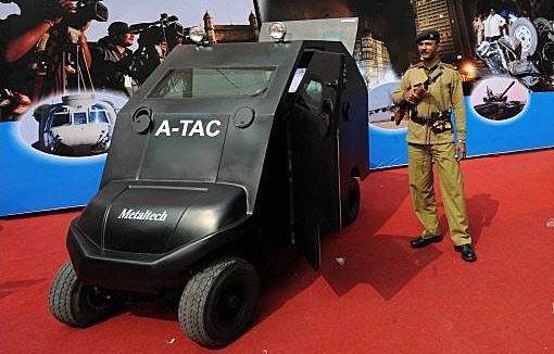 Tiny Armored Car Unveiled as India’s Newest Anti-Terror Weapon