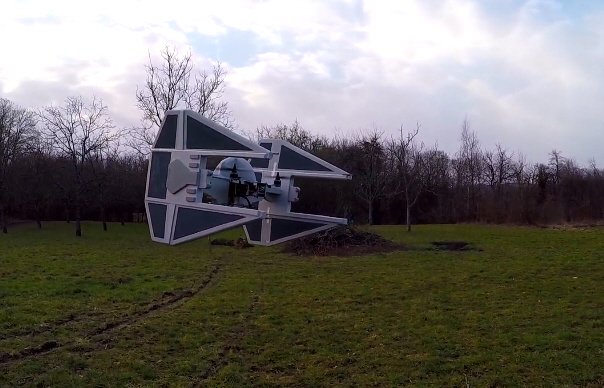 Watch A Homemade TIE Fighter Drone Fly [Video]