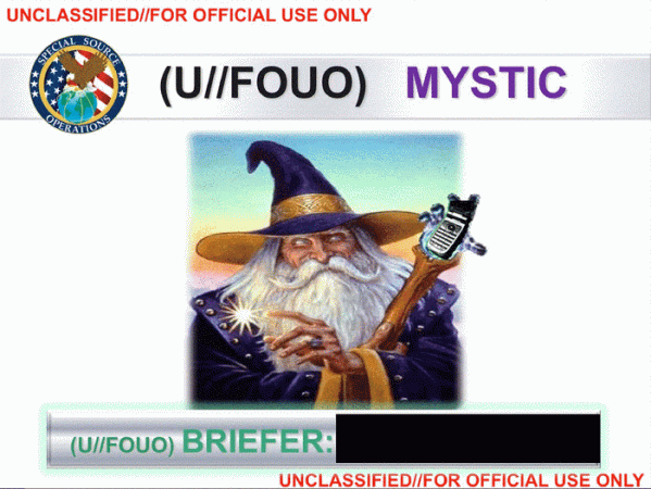 NSA Program Monitors An Entire Country’s Calls, Has Wizard Mascot