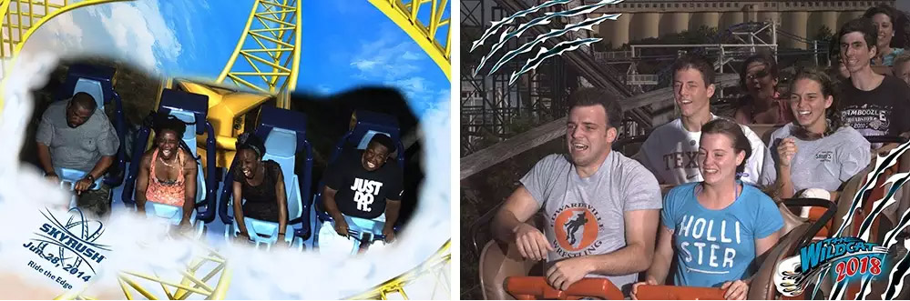 expression photography on thrill rides