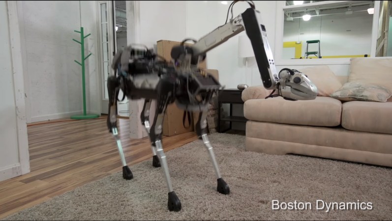 Boston Dynamics’ New Robot Is A Tiny Friendly Dog With An Extra Limb
